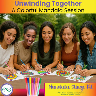 Stained Glass Kit – Animal & Word Designs | DIY Window Art Clings with Markers for Kids, Teens & Adults